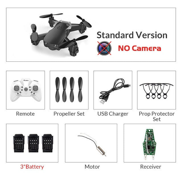 E61/E61hw Mini Drone With/Without HD Camera