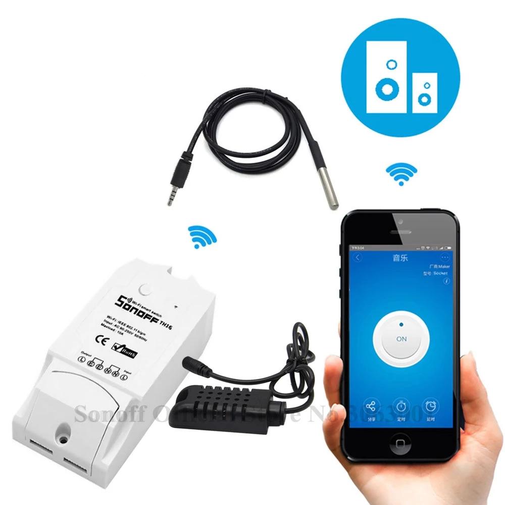 Smart Wifi Switch Monitoring Temperature