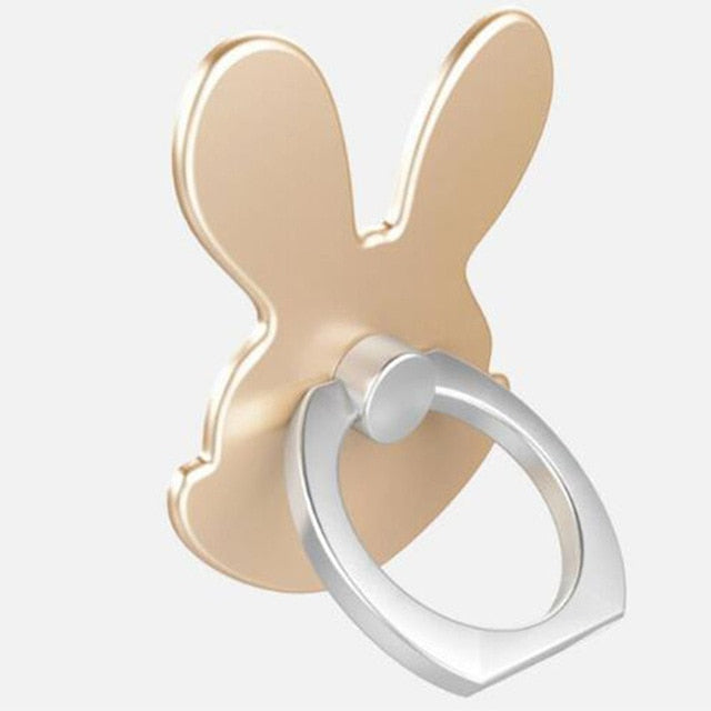 Finger ring mobile phone holder