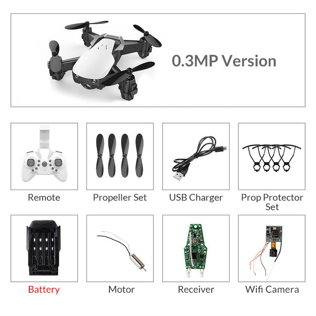 E61/E61hw Mini Drone With/Without HD Camera