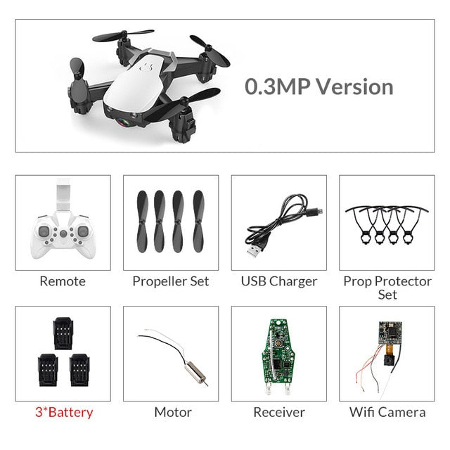 E61/E61hw Mini Drone With/Without HD Camera