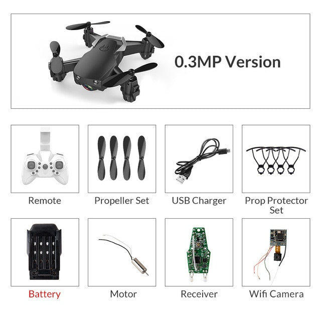 E61/E61hw Mini Drone With/Without HD Camera