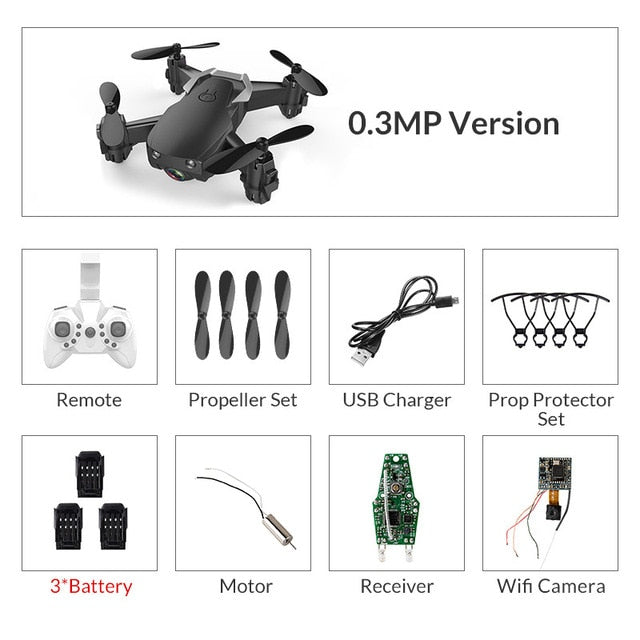 E61/E61hw Mini Drone With/Without HD Camera