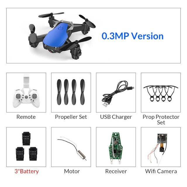 E61/E61hw Mini Drone With/Without HD Camera